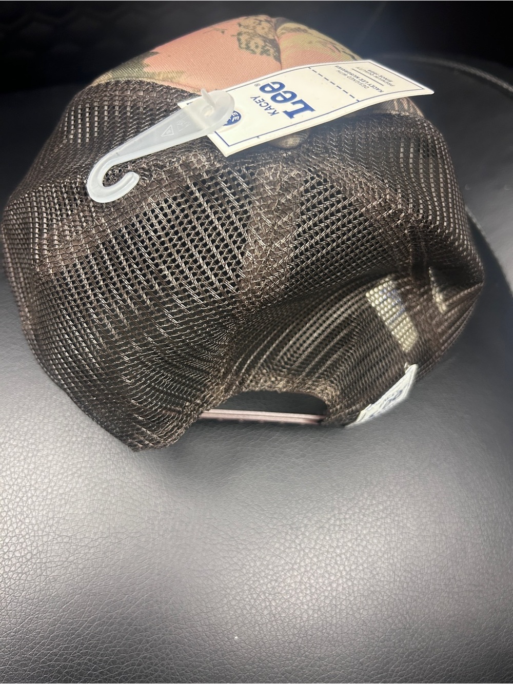 Womens Camouflage 'Y'ALL' Mesh Trucker Hat - Green/Brown - Picture 6 of 7
